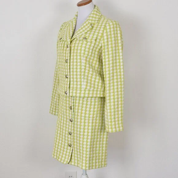Talbots Tweed Skirt Suit Set NEW - 2 - Picture 7 of 14